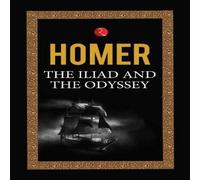 Homer THE ILIAD & THE ODYSSEY Paperback Book Homer Multicolor