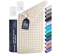 homerella Bath Mat Non Slip Anti Mould 88x39cm Shower Mat Non Slip Bath Mat