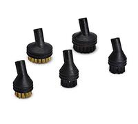 HomeRight C900050.M SteamMachine Nylon and Brass Brush Pack | Nylon and brass brushes provide multiple scrubbing options for compatible Wagner canister steamers.