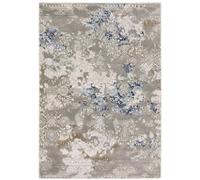 HomeRoots 508773 2 x 8 ft. Abstract Power Loom Machine Made Stain Resistant Runner Rug Multi Color