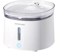 Homerunpet Cat Water Fountain with Wireless Pump, 2L Ultra Quiet Pet Water Fountain, Easy to Clean and Assemble Cat Water Fountain for Drinking, Dual Working Mode, Smart Led Light, Filters included