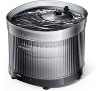 Homerunpet Wireless Cat Water Fountain for Drinking with Ultra Quiet Wireless Pump, 7800mAh Battery Operated Pet Fountain with Motion Sensor, Easy Cleaning, BPA Free for Cats and Dogs, 2L