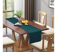 Homerz Premium Velvet Runner for 6 Seater Dining Table, 12x72 inch Size (Teal)