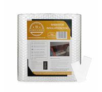 Homes and Hives Radiator Reflector Foil 5m x 60cm - 3mm Thick Energy Saving Radiator Foil Roll - Reduces Heat Loss, Saves Energy & Money - Easy-to-Install Radiator Heat Deflector Insulation Panels