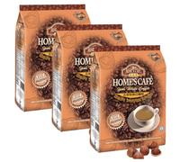 Home's Cafe Malaysian Coffee & Milk Tea Sachets Instant Drinks - 3 in 1 White Coffee Hazelnut Flavour 600g (Pack of 3) HALAL