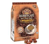 Home's Cafe Malaysian Coffee & Milk Tea Sachets Instant Drinks - 3 in 1 White Coffee Hazelnut Flavour 600g (Pack of 1) HALAL