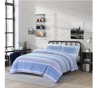 Homes & Linen Finn Stripe Duvet Cover Set Soft Breathable Striped Bedding With Pillowcases