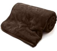 Homes & Linen Fleece Faux Fur Chocolate Roll Mink Throws Soft Cosy Bed Blankets