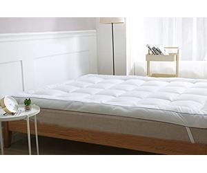 HOMES-LINEN Mattress Topper Micro Gel 10CM Micro Fiber Filling Hotel Quality Mattress Toppers (Double)