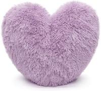 Homes & Linen Teddy Cuddles Heart Shape 3D Fleece Filled Cushion Soft Comfortable Warm & Cozy Home Decor Size 38Cm 100% Polyester Teddy Heart Cu