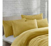 Homes & Linen Teddy Fleece Warm And Cosy Plush Fluffy Cuddly Thermal Pair Pillow Case