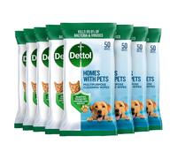 Homes With Pets Disinfectant Pet Wipes, Fresh Breeze, Total 400 Wipes (8 Packs X 50), Dog Cleaning Wipes, Cat Wipes, Pet Wipes, Puppy Wipes, Remove