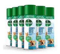 Homes With Pets Disinfectant Spray, Multipack Of 6 X 300ml, Total 1.8L, Cat Urine Odour Remover, Dog Spray, Pet Odour Eliminator, Dog Disinfectant,