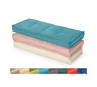 Homesally Garden Bench Cushion Outdoor 2/3 Seater 120cm/150cm/200cm, Seat Cushions for Indoor Furniture Non-Slip Washable Bench Cushions Cover for Windowsill Terrace,Camel,40x150cm