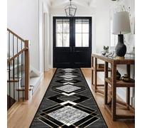 Homesally Runner and Rug for Hallway and Kitchen, Non-Slip Long Carpet Runner for Living Room and Entrance