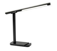 Homesbrand LED Desk Lamp, Eye Caring Table Lamps, Dimmable Daylight Lamp, 5 Brightness Levels x 3 Colour Modes, Touch Control Office Lamp for Home,Office,Bedside,Reading,Crafts,Nails and More - Black