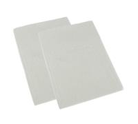 Homescapes Cream 100% Brushed Cotton Cot Flat Sheet Pair, 100 X 150 Cm