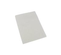 HOMESCAPES Flat Cot Sheets, 100% Organic Cotton Toddler Bed Sheet, Soft & Breathable, Brushed Plain Cream 100 x 150cm, Oeko-Tex Hypoallergenic Bedding for Toddlers & Baby Cots