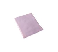 HOMESCAPES Flat Cot Sheets, 100% Organic Cotton Toddler Bed Sheet, Soft & Breathable, Brushed Plain Pink 100 x 150cm, Oeko-Tex Hypoallergenic Bedding for Toddlers & Baby Cots