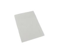 HOMESCAPES Flat Cot Sheets, 100% Organic Cotton Toddler Bed Sheet, Soft & Breathable, Brushed Plain White 100 x 150cm, Oeko-Tex Hypoallergenic Bedding for Toddlers & Baby Cots