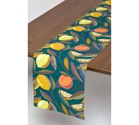 Homescapes 100% Cotton Citrus Table Runner Homescapes Multicolor