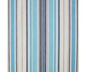 HOMESCAPES 100% Cotton Fabric Fat Quarters, Multi Coloured Blue Striped Cotton Fabric, 150cm Wide Stripe Cotton Fabric Squares by The Metre, Craft Material for Sewing, DIY, Patchwork & Quilting
