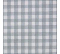 HOMESCAPES 100% Cotton Fat Quarters, Blue Gingham Fabric Squares 150cm Wide by The Metre, for Sewing, DIY, Patchwork & Quilting