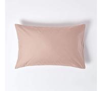 HOMESCAPES 1000 Thread Count Egyptian Cotton Beige Standard Size Pillowcase Luxury Housewife Pillow Case Pack of 2