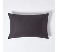HOMESCAPES 1000 Thread Count Egyptian Cotton Grey Standard Size Pillowcase Luxury Housewife Pillow Case