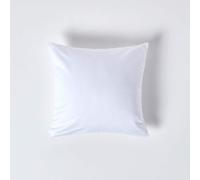 HOMESCAPES 1000 Thread Count Egyptian Cotton White 40 x 40 cm Pillowcase Euro Size Luxury Pillow Case Pack of 2