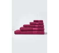 HOMESCAPES Burgundy Turkish Cotton Hand Towel Super Soft Thick & Absorbent 500 GSM Towel Heavy Weight for everyday Luxury