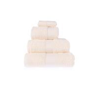 HOMESCAPES Cream Turkish Cotton Bath Towel Super Soft Thick & Absorbent 500 GSM Towel Heavy Weight for everyday Luxury