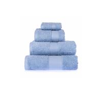 HOMESCAPES Light Blue Turkish Cotton Bath Sheet Super Soft Thick & Absorbent 500 GSM Towel Heavy Weight for everyday Luxury