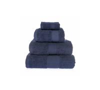 HOMESCAPES Navy Blue Turkish Cotton Hand Towel Super Soft Thick & Absorbent 500 GSM Towel Heavy Weight for everyday Luxury