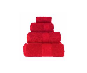 Homescapes 500 Gsm Turkish Cotton Towel Soft, Absorbent & Quick-Drying In Red Red