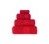 HOMESCAPES Red Turkish Cotton Bath Sheet Super Soft Thick & Absorbent 500 GSM Towel Heavy Weight for everyday Luxury