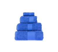 HOMESCAPES Blue Turkish Cotton Bath Towel Super Soft Thick & Absorbent 500 GSM Towel Heavy Weight for everyday Luxury