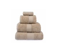 HOMESCAPES Stone Turkish Cotton Hand Towel Super Soft Thick & Absorbent 500 GSM Towel Heavy Weight for everyday Luxury