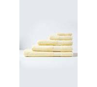 Homescapes 500 GSM Turkish Cotton Towel Soft, Absorbent & Quick-Drying in Yellow Homescapes Yellow