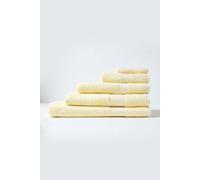 Turkish Cotton Towel Homescapes Yellow Guest Towel