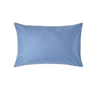 HOMESCAPES 1000 Thread Count Egyptian Cotton Blue Standard Size Pillowcase Luxury Housewife Pillow Case