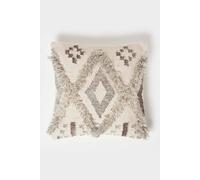 Homescapes Alta Handwoven Tufted Beige Kilim Cushion | Size: 45 cm x 45 cm Homescapes Beige 45 cm x 45 cm