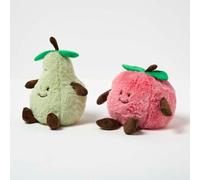Homescapes Apple And Pear Doorstop Set Of 2