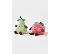 Homescapes Apple And Pear Doorstop Set Of 2 Multi One Size