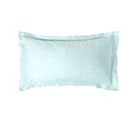 Homescapes Aqua Blue Egyptian Cotton Ultrasoft Kingsize Oxford Pillowcase 330 Tc