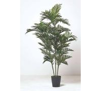 Homescapes Areca Palm Tree In Pot, 120 Cm Tall In Green