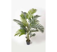 Areca Palm Tree in Pot, 160 cm Tall Homescapes Green One Size