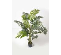 Areca Palm Tree in Pot, 160 cm Tall Homescapes Green One Size