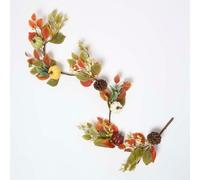 Homescapes Artificial Colourful Pumpkin Autumn Garland, 150 cm in Orange Homescapes Orange