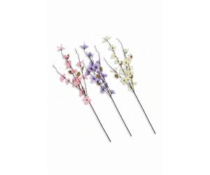 Homescapes Artificial Cosmos Stems, Set Of 3, Multi-Colour Multi